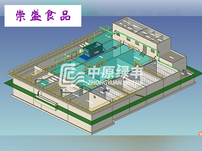 廣西崇盛食品1000m3/d豬屠宰污水處理項目