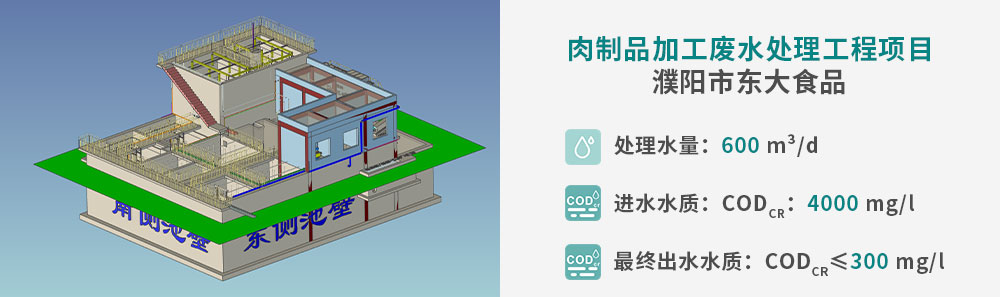 濮陽(yáng)東大食品肉加工廢水處理工程_01